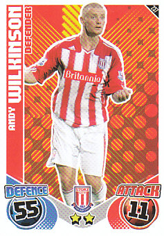 Andy Wilkinson Stoke City 2010/11 Topps Match Attax #237